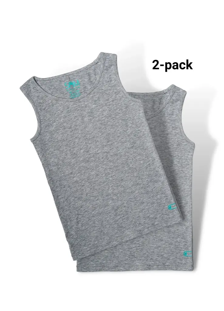 SAM Superweiche Unterhemden aus Bio-Baumwolle - ohne taktile Etiketten oder harte Nähte  - 2er-Pack
