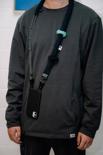 Sensory Lanyard - The Perfect Solution for Stress and Concentration. Pure Softness on Your Neck & a Great Gift!