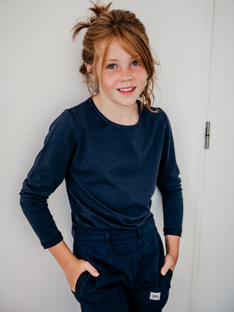 SAM NO STRESS prikkelarme LONGSLEEVE blauw | wit SAM NO STRESS prikkelarme LONGSLEEVE blauw | wit