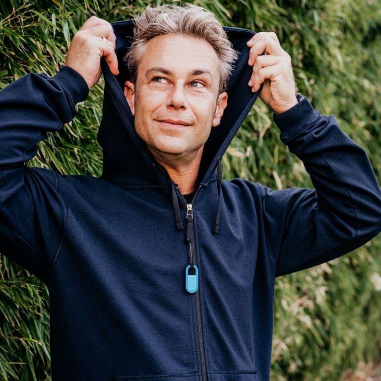 SAM Ensemble Bien-être HOODIE + BALLE ANTI-STRESS + FIDGET À MÂCHONNER Options subtiles pour réduire le stress