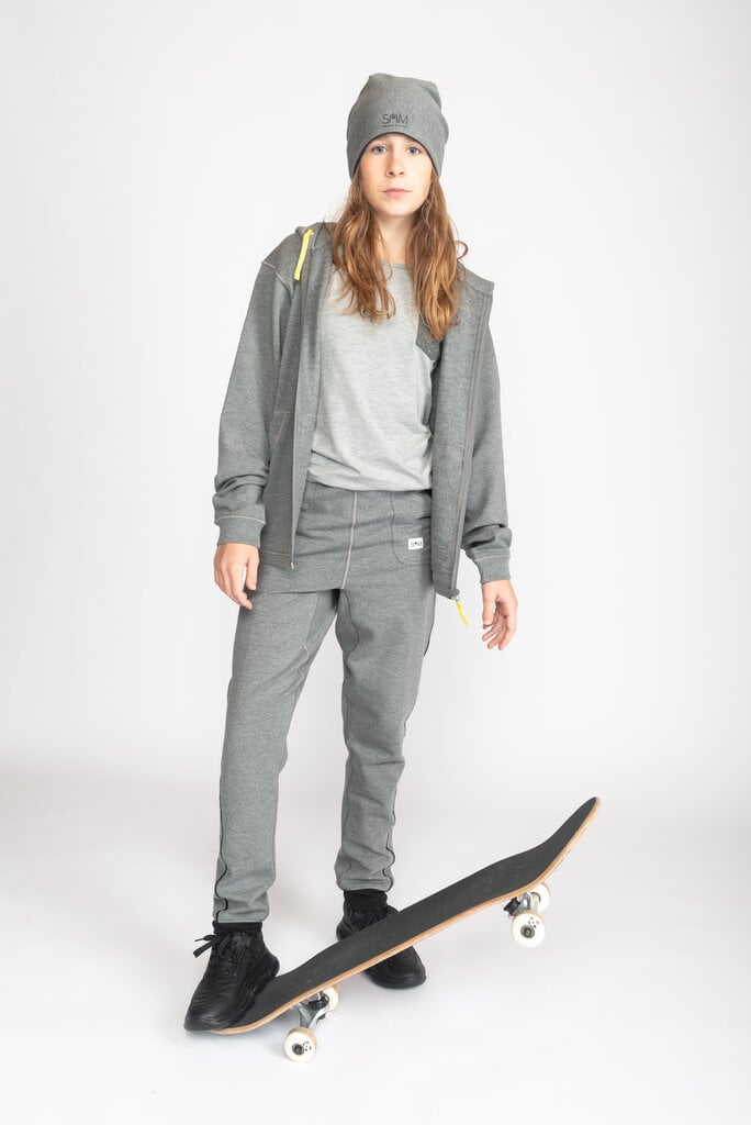 SAM Pantalon AIR BAGGY pour les enfants sensibles - Pas d'étiquettes ou de chatouilles! Gris