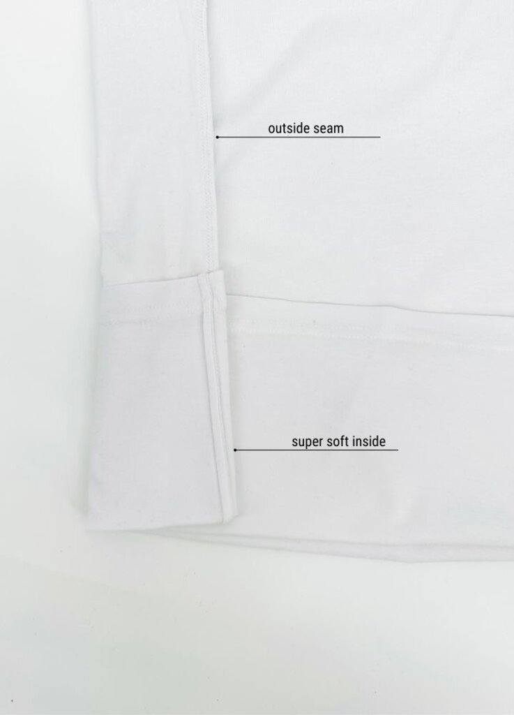 SAM T-SHIRT  |  ultra doux et sans coutures - Un confort ultime! Blanc