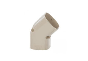 NM-75W platte bocht 45° (W)