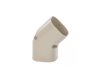 NM-75W platte bocht 45° (W)