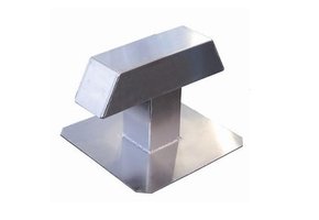 ALU dakdoorvoer 120 mm DUO