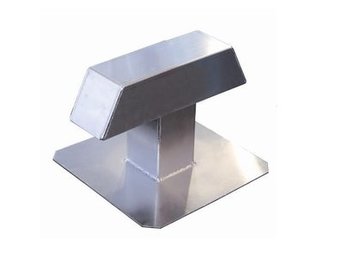 ALU dakdoorvoer 120 mm DUO