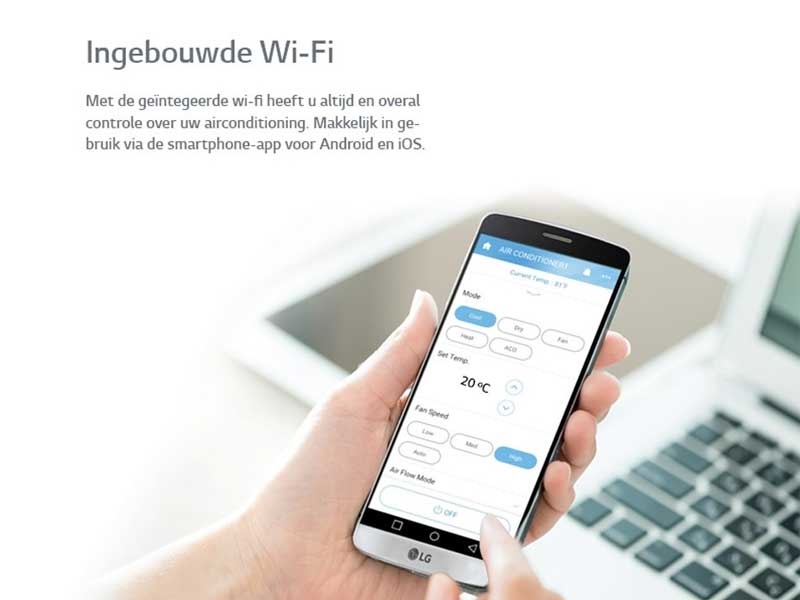 LG Standard Plus 5,0 kW Wandmodel Binnen- en Buitenunit