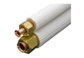 Aircotube flare geïsoleerde leidingset 5 mtr FS2403 1/4 x 1/2