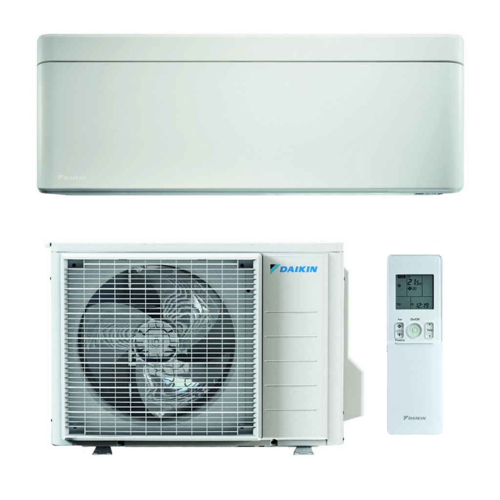 Daikin Stylish 3,5 kW wit/zilver/zwart hout