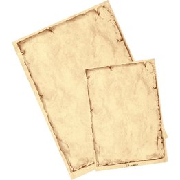 Marmorpapier "Classic" Chamois mit Rahmen A4 500 Blatt
