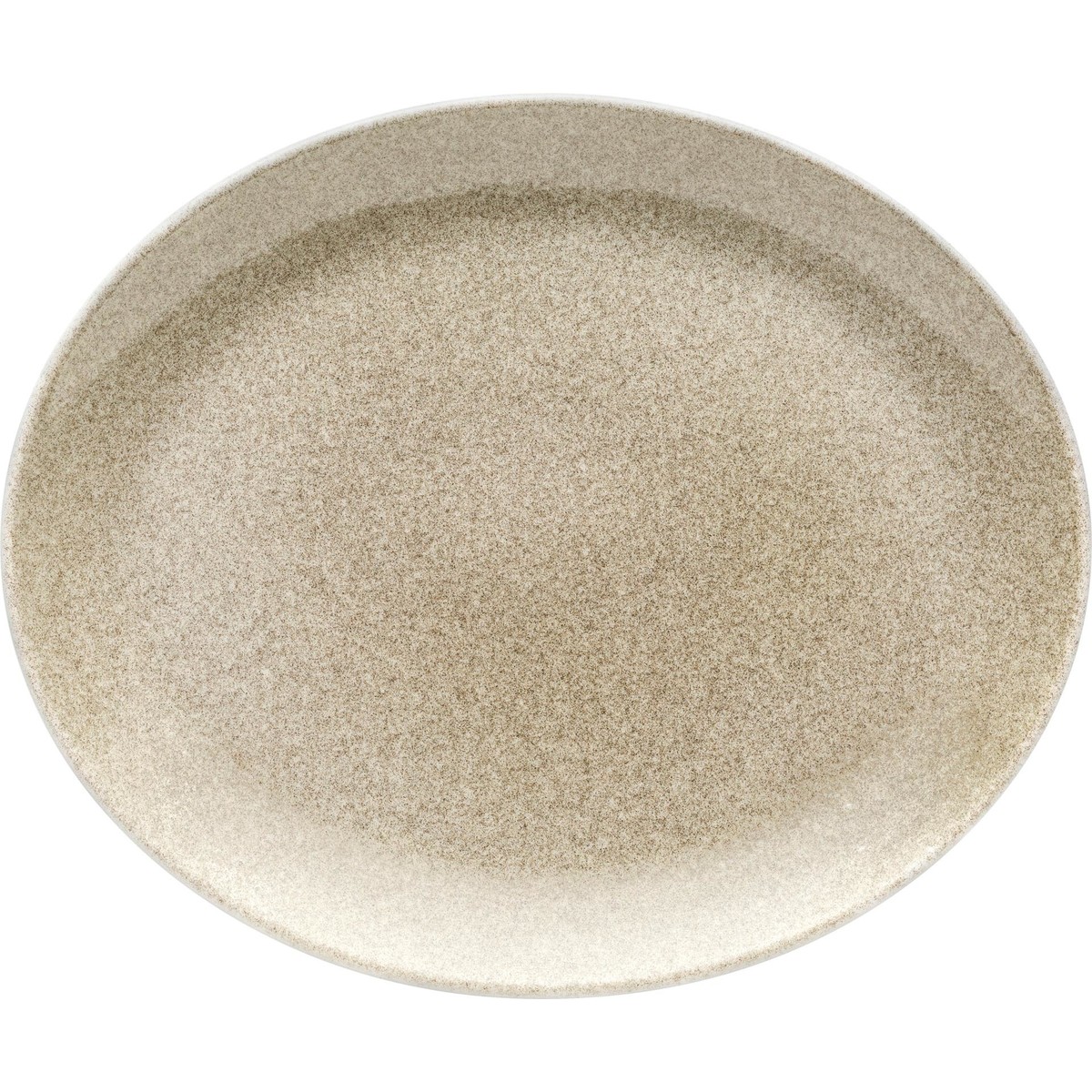 Porzellanserie "Shine" Sahara Platte flach oval, 31x25,5cm