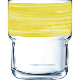 Glasserie "Brush" 270ml gelb