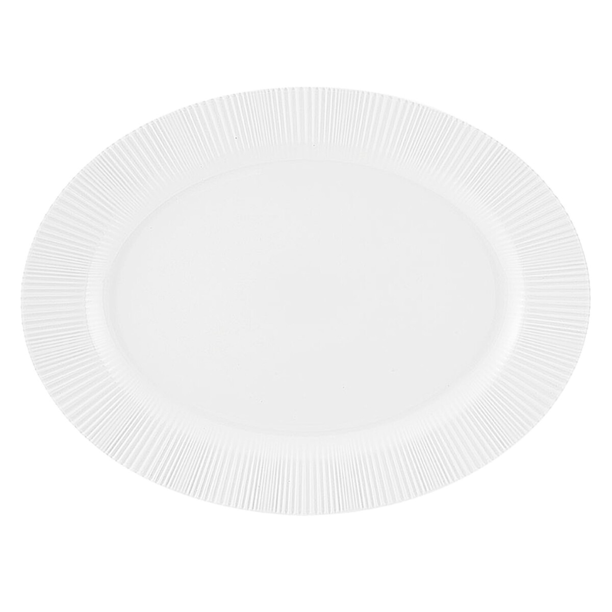 Porzellanserie "Verve" Platte oval 32x24,5cm