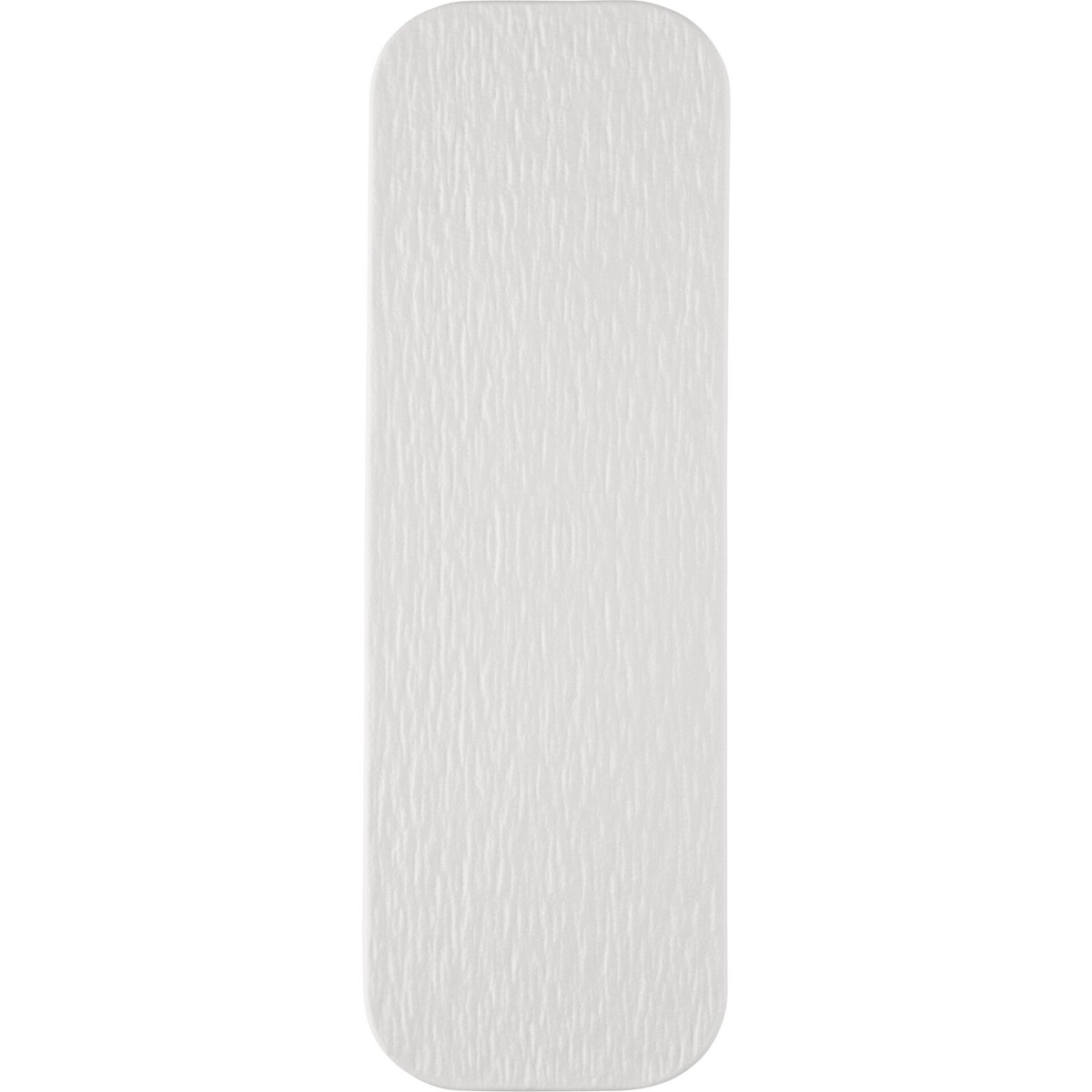 Porzellanserie "Lavanit" weiß Platte rechteckig 25,1x8,5x1,1cm
