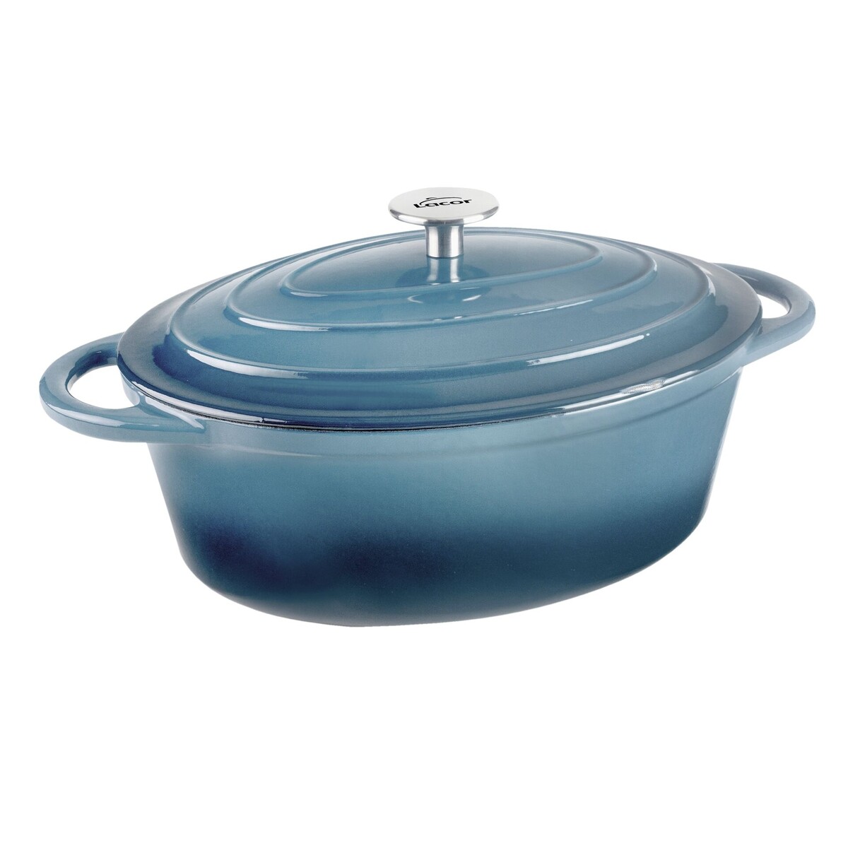 Kasserole mit Deckel oval 4l ocean