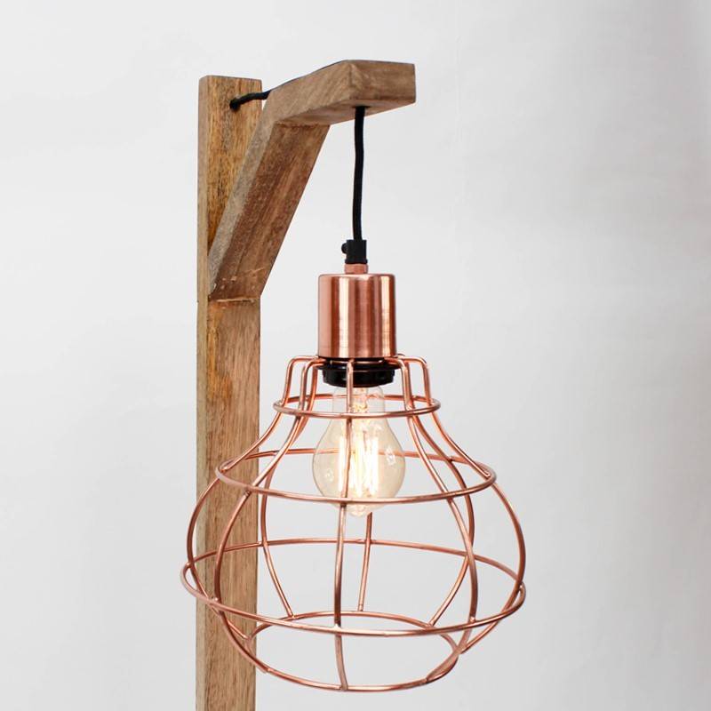 Industriële vloerlamp koper Trendy Designs BV