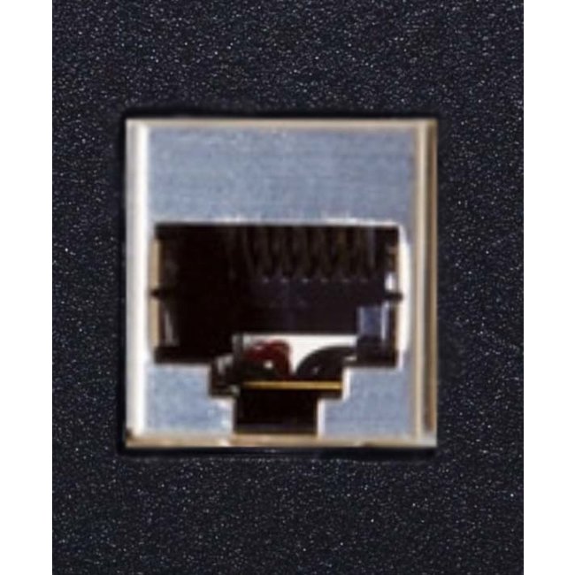 LAN Cat.6A connector/insert with detachable cable