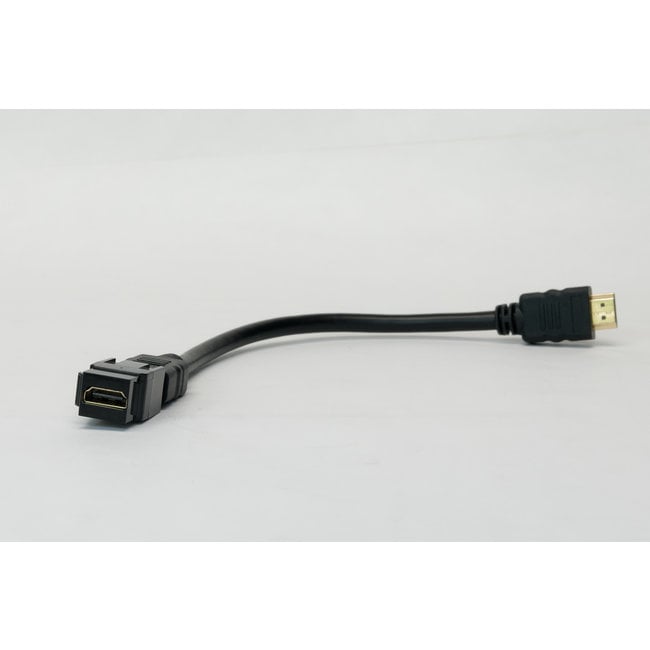 HDMI connector/insert with detachable cable HDMI-A>HDMI-A