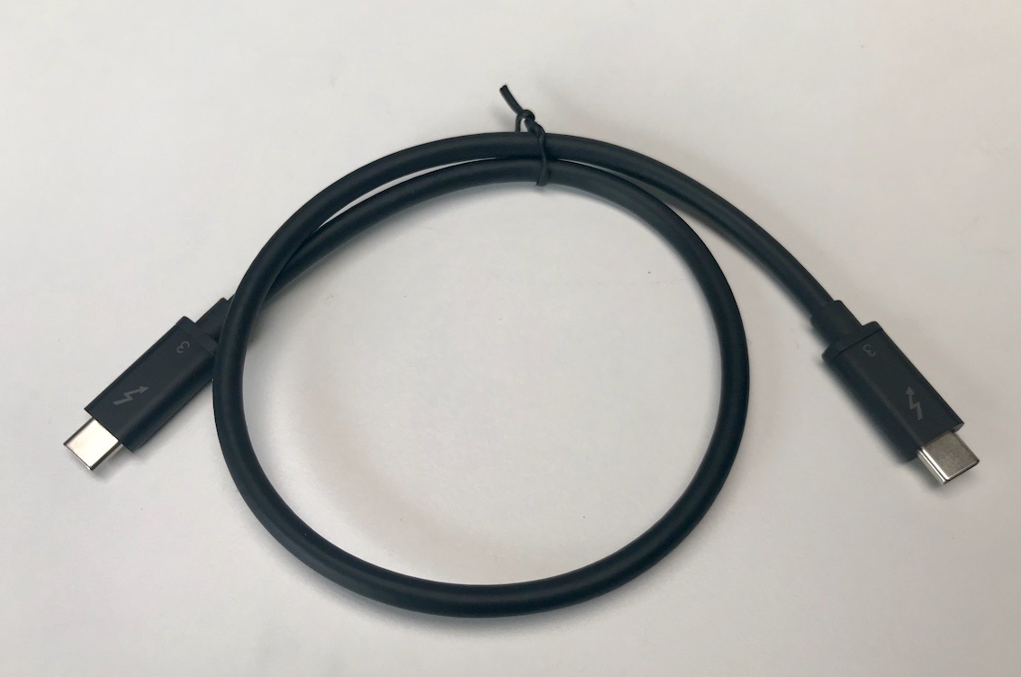 Thunderbolt 3 Cable (40 Gb/s) male male USB-C 50 cm MyElectronics