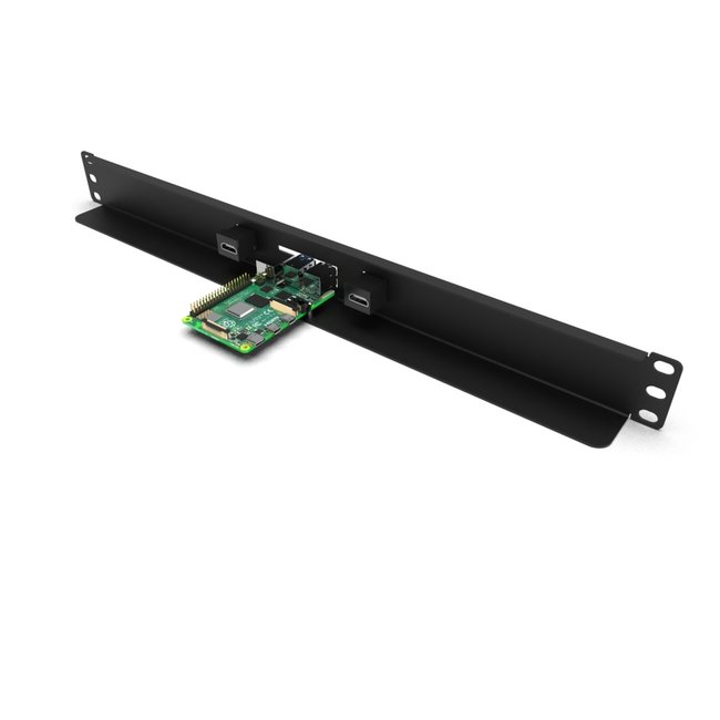 19 inch rack mount 1U for 1 RASPBERRY Pi MyElectronics