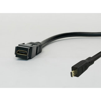 HDMI connector/insert met afneembare kabel micro-HDMI > HDMI A