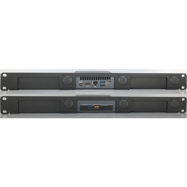 set of 2x blank cover for NUC 1U or 1,5U 19inch RackMount