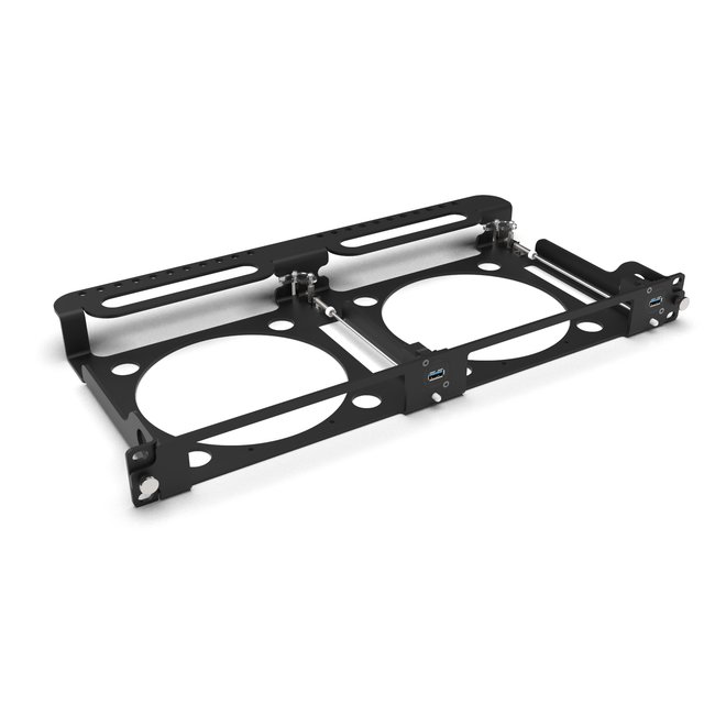 Mac mini Rack Mount 1U for 1 or 2 Mac minis with cable management