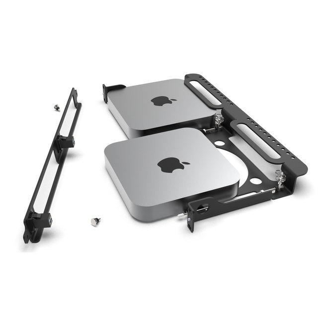 Mac mini mini Rack Mount 1U for 1 or 2 Mac minis with cable management