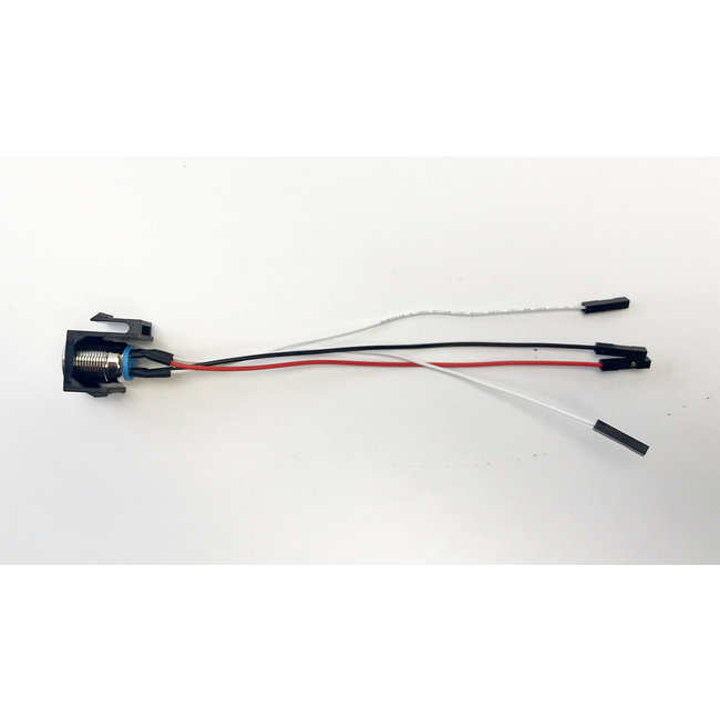 Snap-in momentary push button switch with a blue LED ring 3-9V