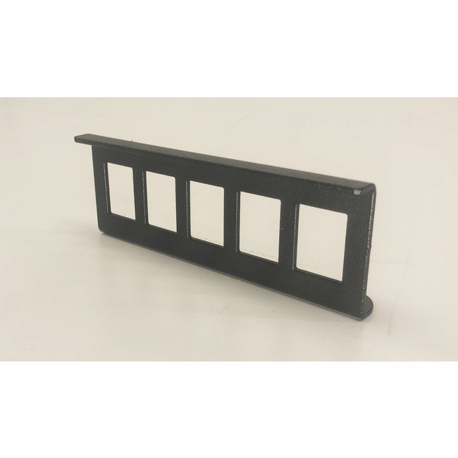 5-connectors I/O mounting plate for 1-5 connectors in NUC 1U/1.5U rack mount