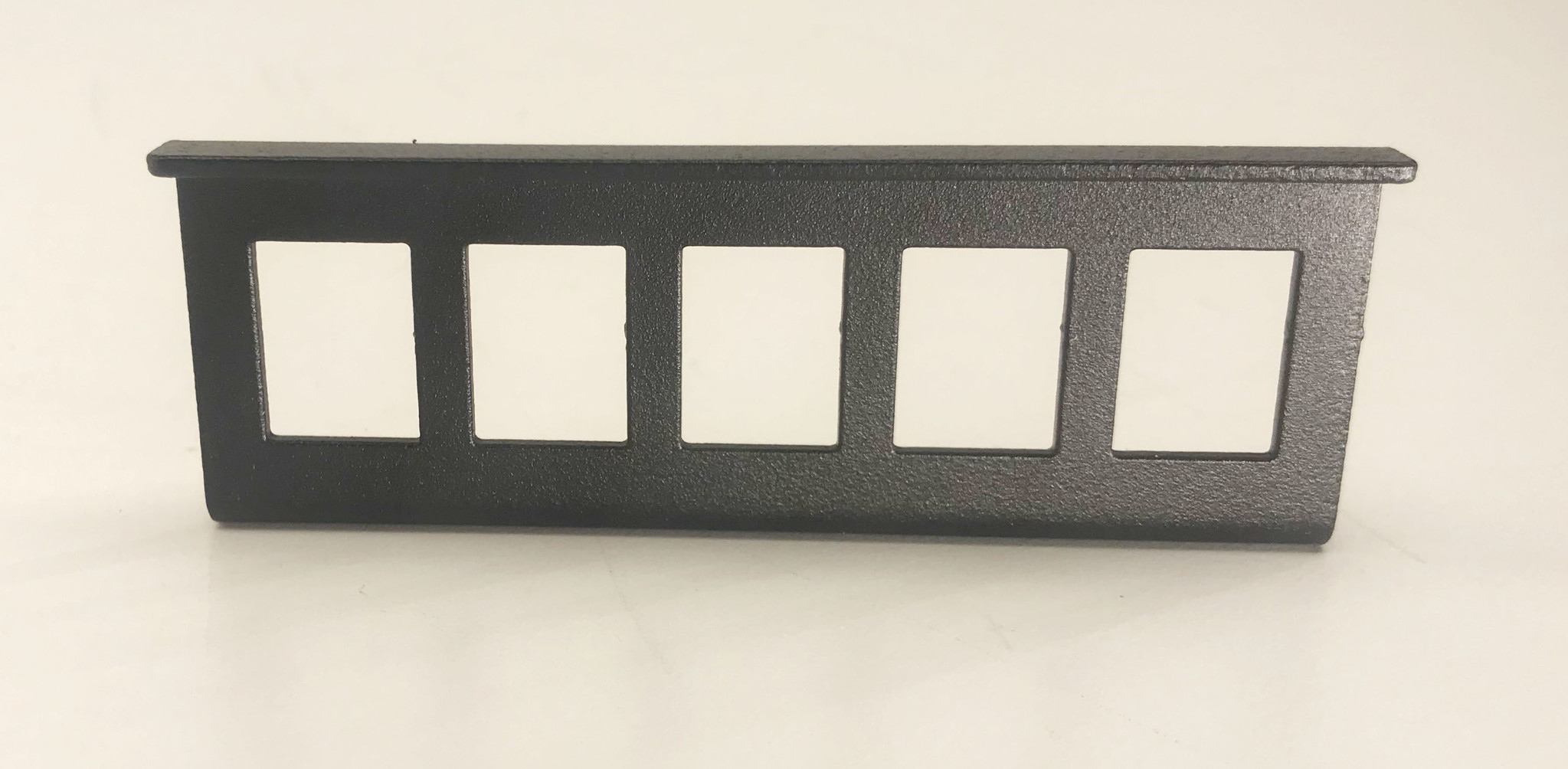 5-connectors mounting plate 1U for 1-5 connectors in NUC 1U rack mount ...