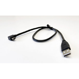 USB cable USB-A <-> USB-mini right angle