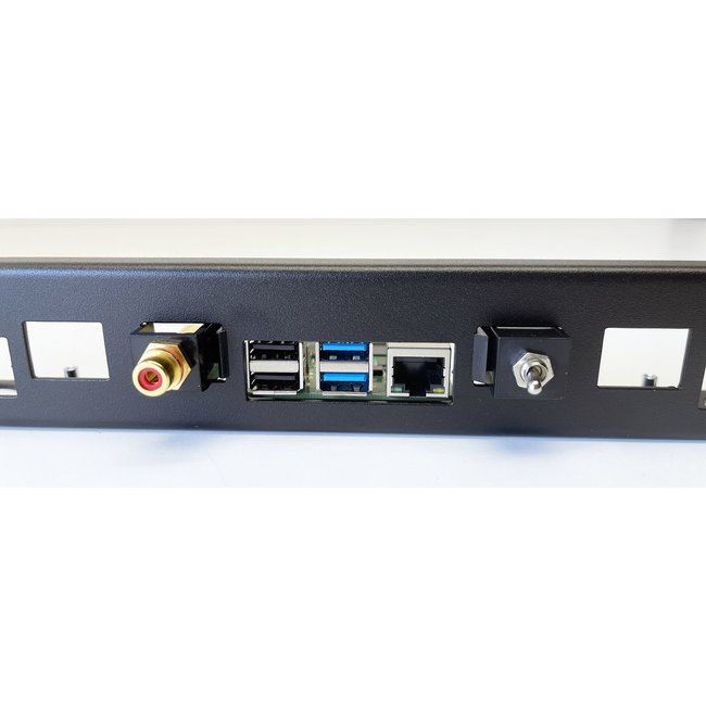 Snap-in RCA connector Red