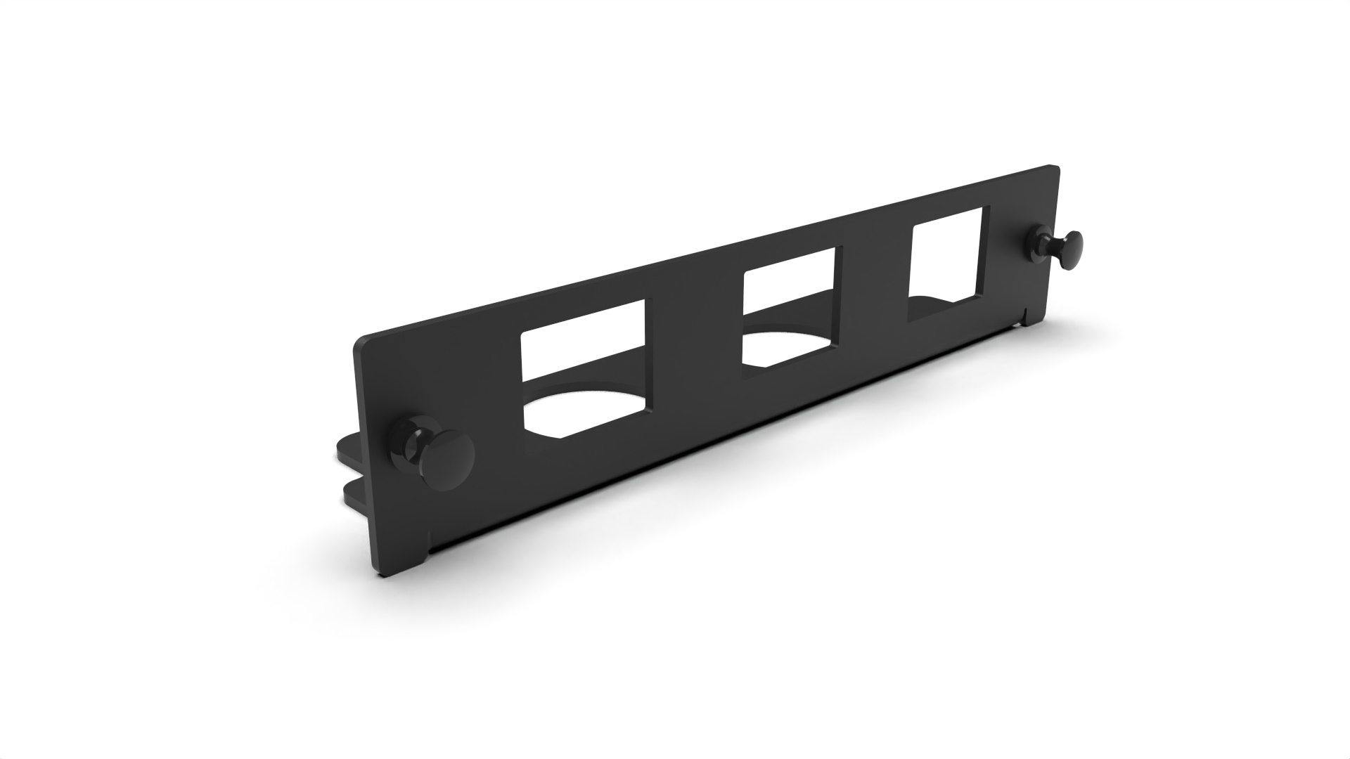 I/O panel 3-slots for 3U Raspberry Pi rack mount - MyElectronics