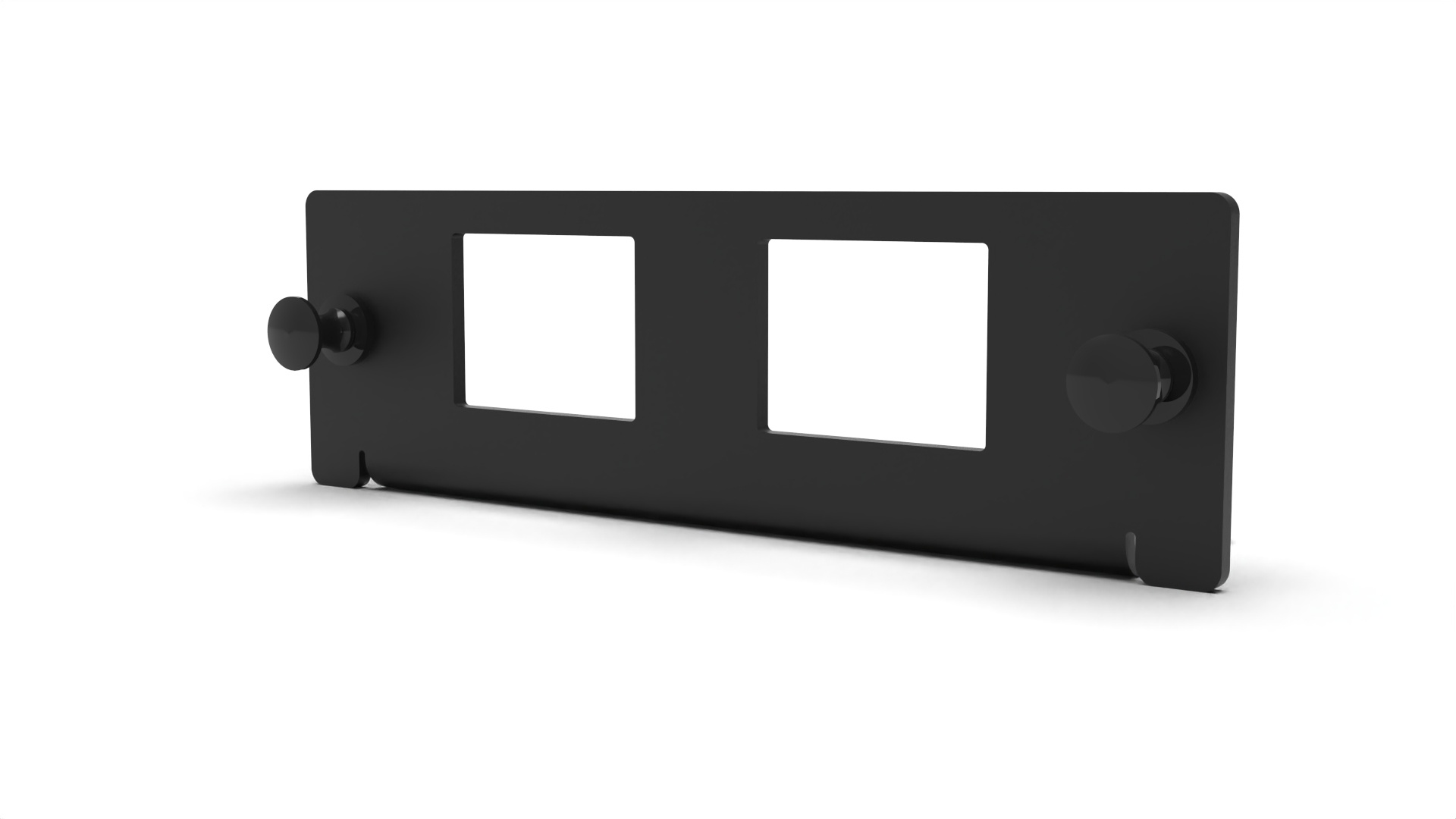 I/O panel 2-slots for 2U Raspberry Pi rack mount - MyElectronics