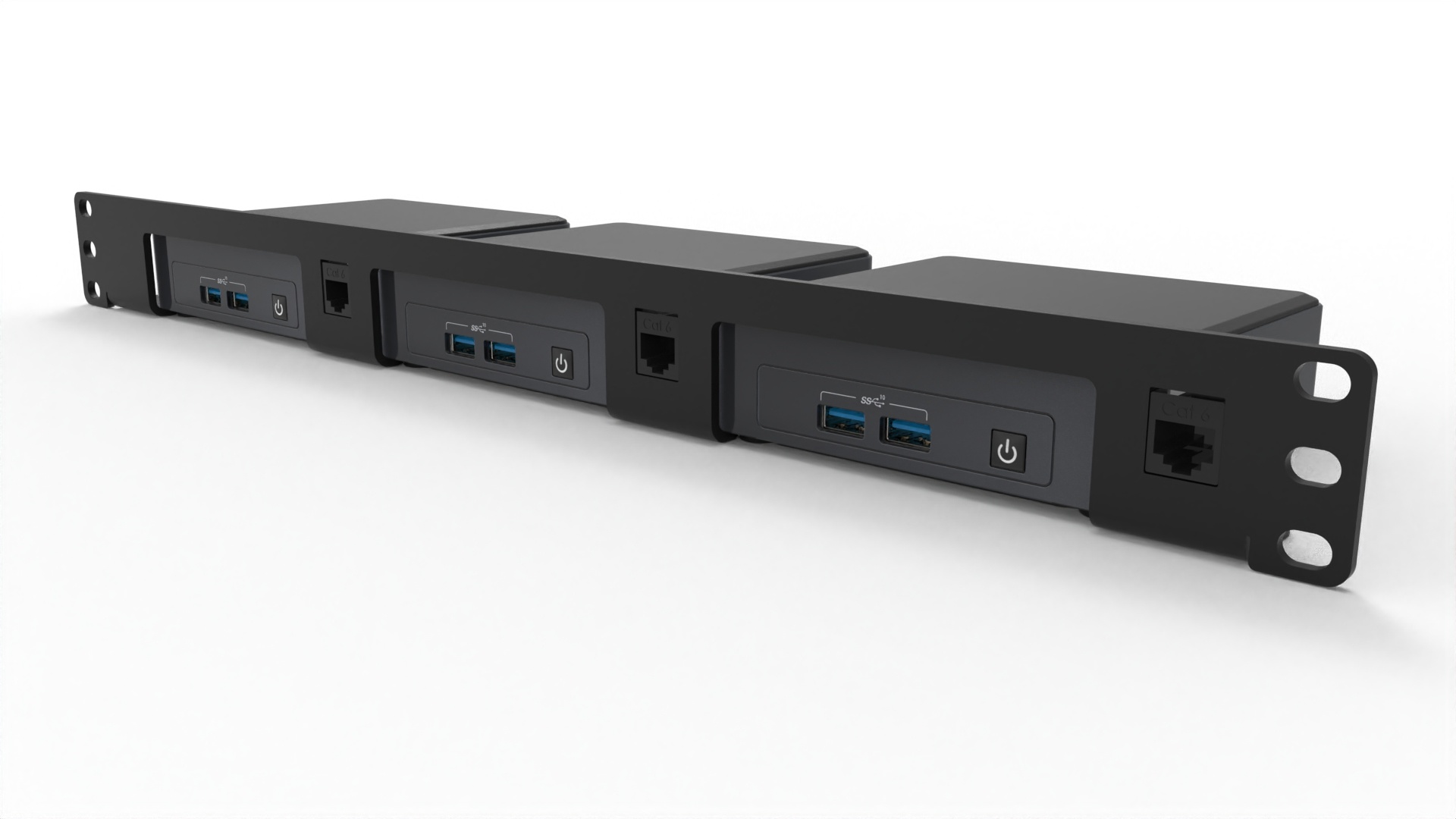 1U 4 Inch, 5 Inch To 8 Inch Adjustable Rack Extender For 19 Inch, 23 Inch And 24 Inch Cabinet