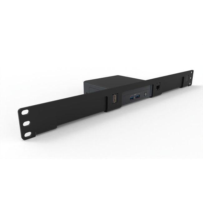 19inch 1U rack voor 1-3 Intel NUC's