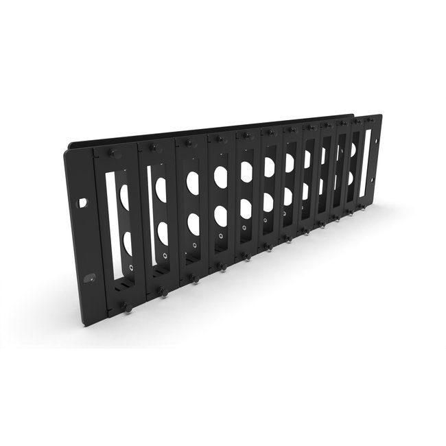3U Color:Black 19 inch Rack 16 inch deep Sonovin Rackmount Component Shelf 