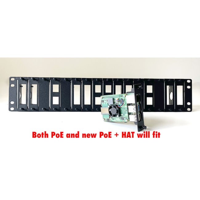 Build your own custom Raspberry Pi rack mount 2U - FRONT REMOVABLE