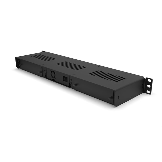 1U rack mount Pro Enclosed  1x Raspberry Pi (exp. to 3) - FRONT REMOVABLE