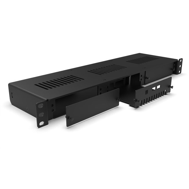 1U rack mount Pro Enclosed  1x NUC11/12/13 Pro Board (exp. to 3) - FRONT REMOVABLE