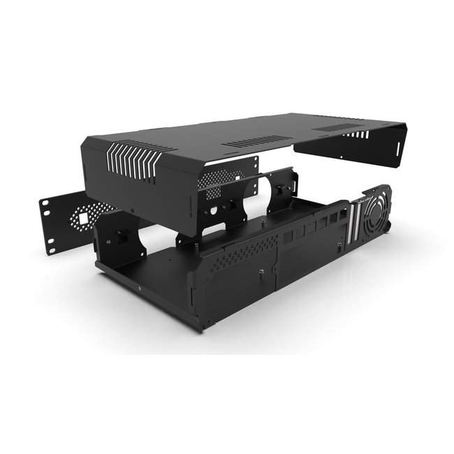 19 inch 2U mini-ITX case short depth Low-Profile PCI