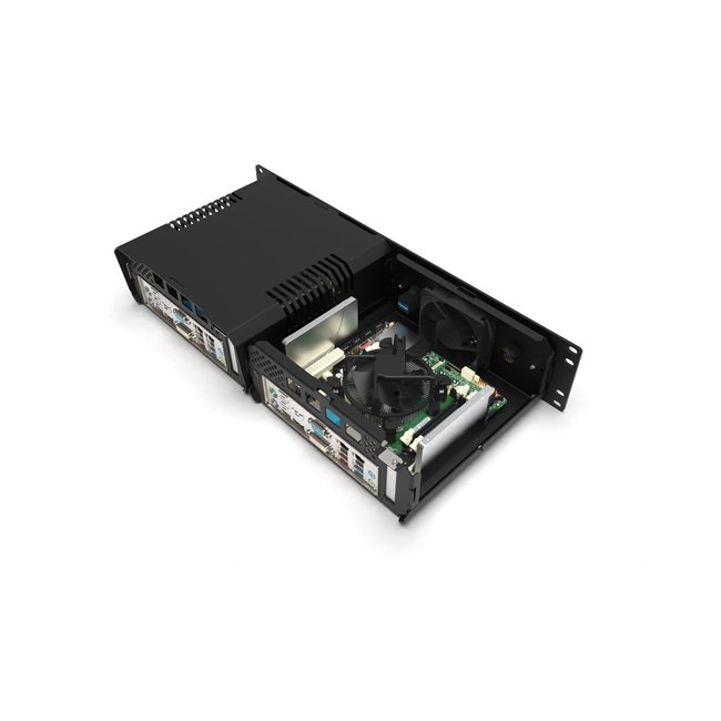 19 inch 2U mini-ITX case for Dual Mini-ITX