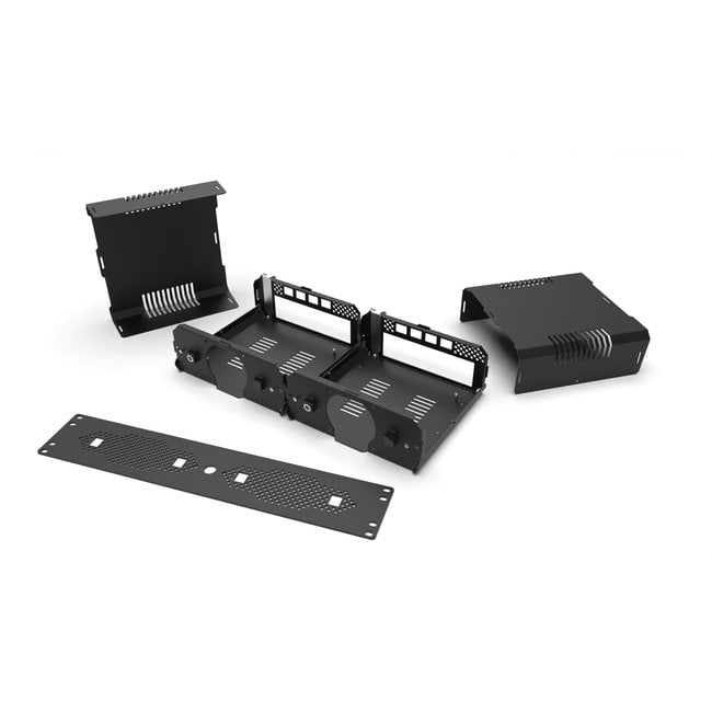 19 inch 2U mini-ITX case for Dual Mini-ITX