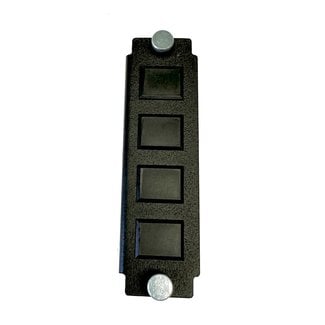 Connector plate for 19inch RackMount for 4 connectors