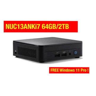 Intel NUC 13 Pro NUC13ANKi7 Arena Canyon 64GB/2TB SSD + Windows 11 Pro