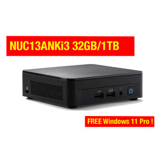 Intel NUC 13 Pro NUC13ANKi3 Arena Canyon 32GB/1TB SSD + Windows 11 Pro