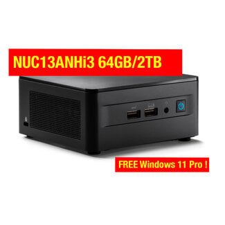 Intel NUC 13 Pro NUC13ANHi3 Arena Canyon 64GB/2B SSD + Windows 11 Pro