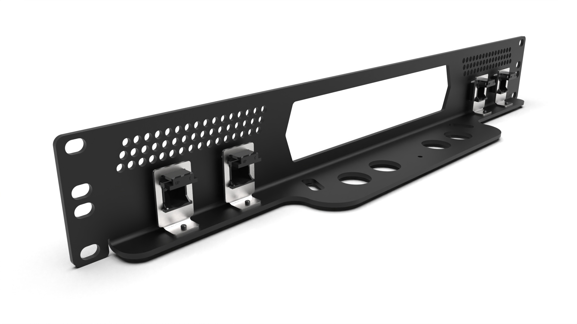 19 inch 1.5U NUC12 Enthusiast Rack mount for NUC12SNK - Serpent Canyon ...