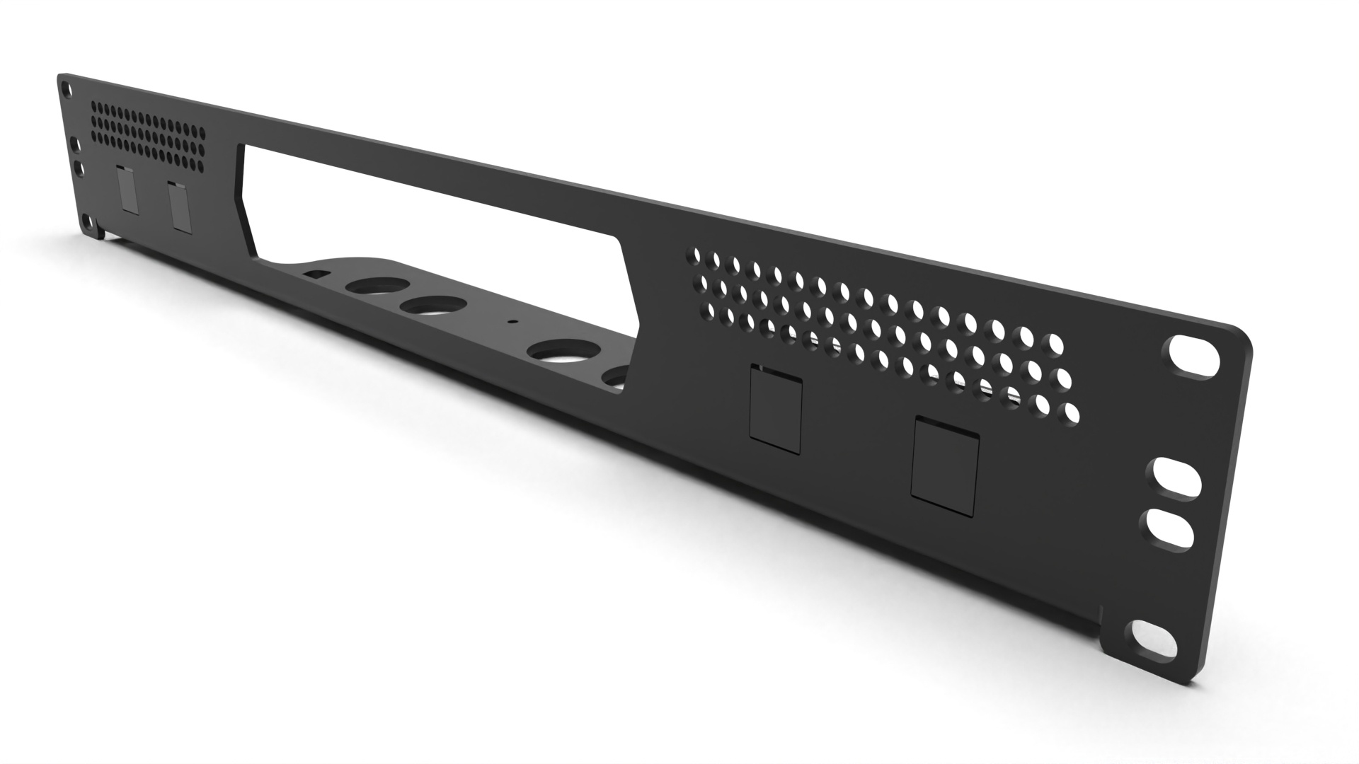 19 inch 1.5U NUC12 Enthusiast Rack mount for NUC12SNK - Serpent Canyon ...